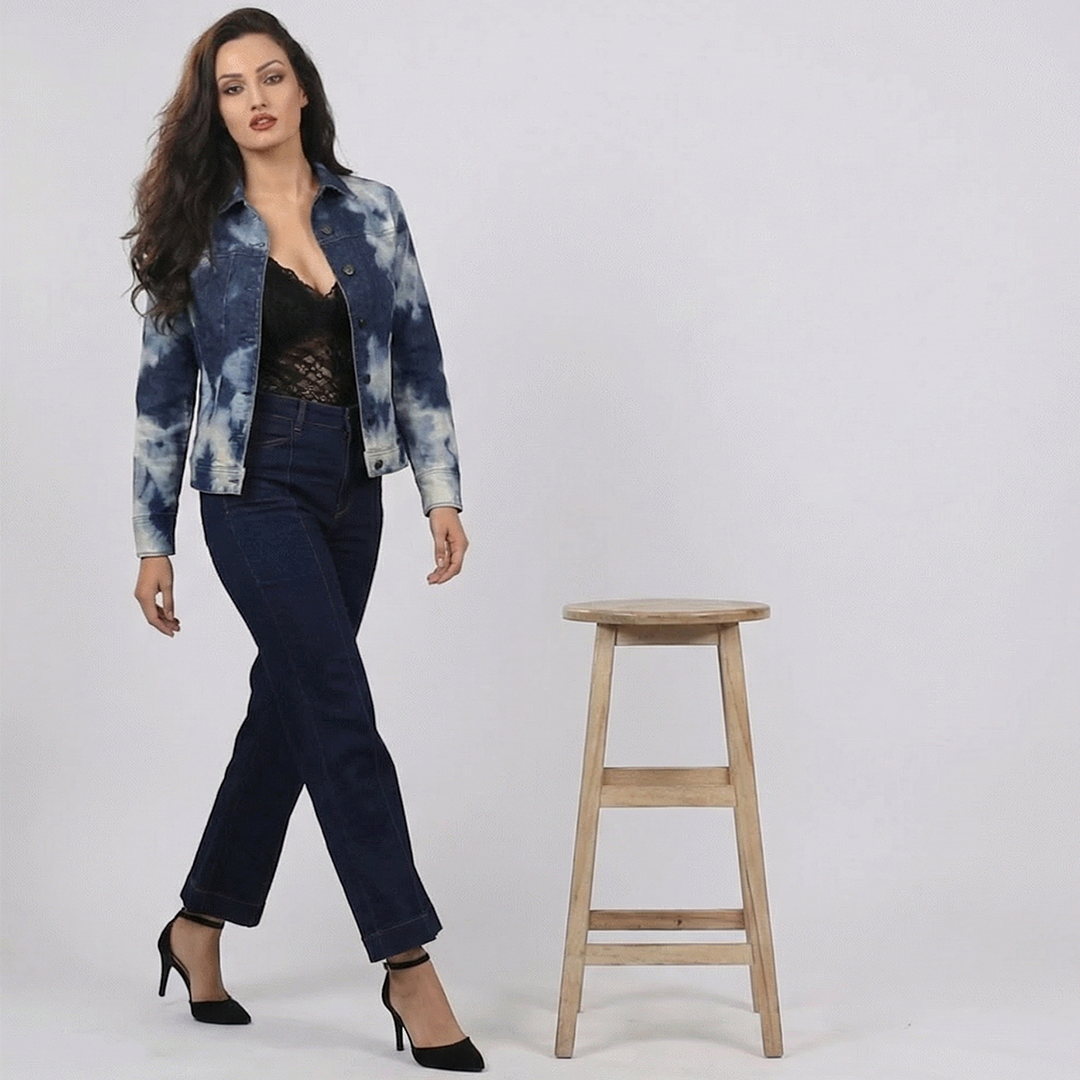 Cloud Wash Denim Jacket